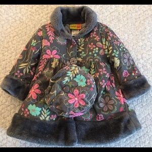 Penelope Mack Fashion Coat &Hat Set - 2T